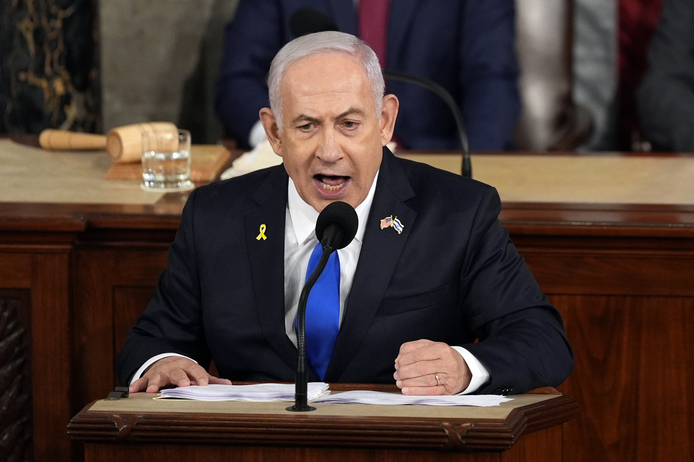 以色列总理在美国国会发表讲话